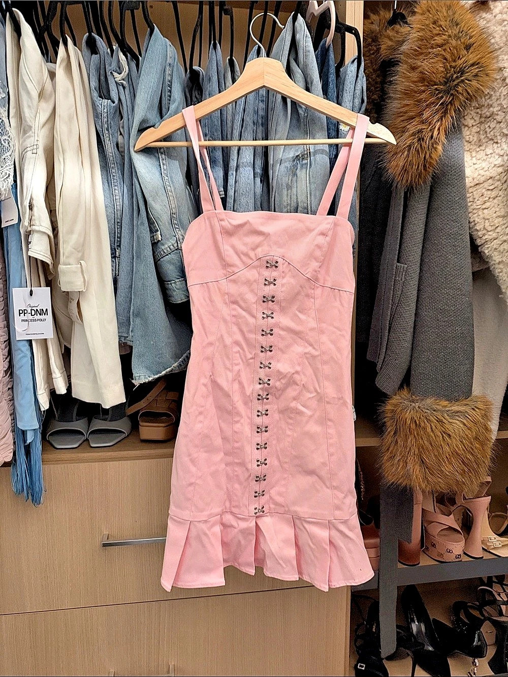 Tiger Mist Pink Mini Dress